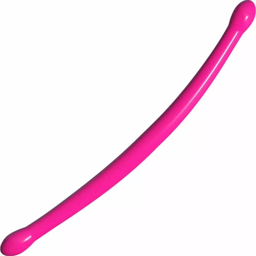 Classix Double Whammy 17.25 inch Bendable Double Dildo In Pink